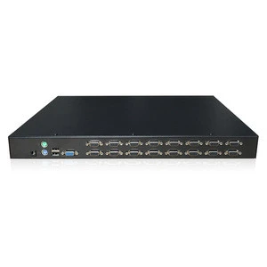 High -quality 16 ports KVM switch, 16 input 1 output, rack-mounted industry crate design