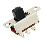 High Quality 2 Position DPDT 2P2T Panel Mount Vertical Slide Switch 6 Pin 0.5A 50V DC