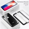 High Quality 9H Tempered Glass Back Cover TPU Bumper Frame Transparent Clear Phone Case for iPhone X Xs 12 pro