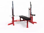 High quality Adjustable Standard Solid Steel Squat Stands Barbell Bench And Power Rack