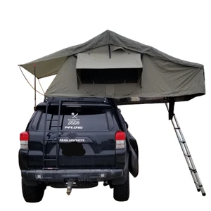 High quality aluminum car outdoor rooftop tent camping 2-3 person roof top tent soft shell