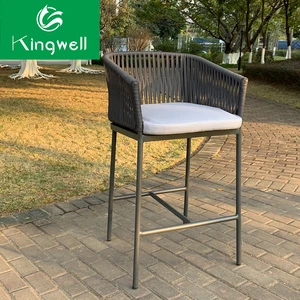 High Quality Aluminum Furniture Bar Stool Chairs For Pubs And Bars