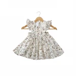 High Quality Baptism Baby Dress Set, Kids Clothes Winter Baby Party Dress/