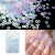 Import High quality bling nail glitter 3d nail flower shape luminous fluorescent pigment sequins bulk  glow nail art flakes from China
