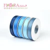 High quality christmas double sided 100% polyester wholesale satin ribbon