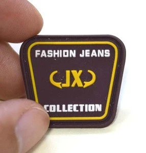 High Quality clothing Silicone Plastic Trademark,PVC Label