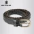 Import High Quality Craftsmanship Braided Genuine Leather Black Knitted Belt from China