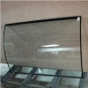 High quality custom curved tempered glass price for building