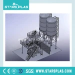 High-quality efficiency dry powder mortar mixer system
