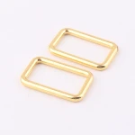 high quality gold color 30mm zinc alloy metal rectangle adjustable buckle for bag accessories