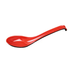 High quality light weight eco-friendly melamine plastic kitchen long handle soup spoon