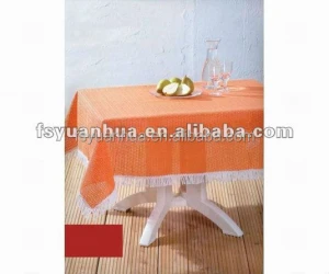 High quality PVC outdoor European Elegant Fashion garden water and oil proof table cloth