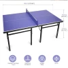 High quality removable buy single foldable tables indoor pingpong table tennis table china