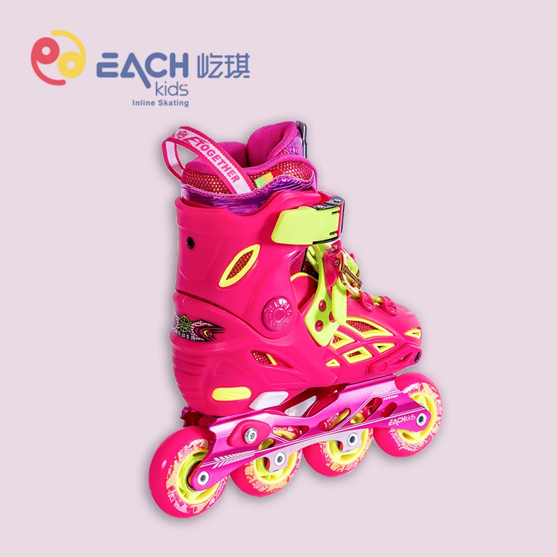 High Quality Rollerblades Roller Skates Wholesale Shoes Skates Roller Patins CE 68mm 70mm 80mm 4 Wheel For Kids