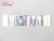 Import High quality transparent pink rainbow nail transfer foil decal for nail art from China