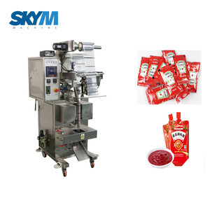High quality vertical liquid sauce olive oil paste sachet bag form fill seal packing machine