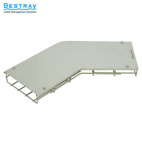 High quality Wire mesh cable tray Horizontal Elbow Cover 45o BESTRAY