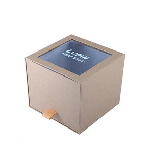 High Sales Cardboard Paper Display Jewelry Packaging Box With Clear Window