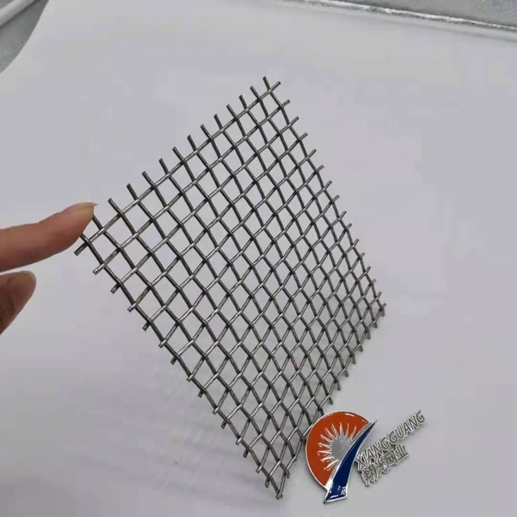 High Temperature ss321 0.5mm Wire Diameter Plain 2.5mm Hole Size Woven Wire Mesh Screen