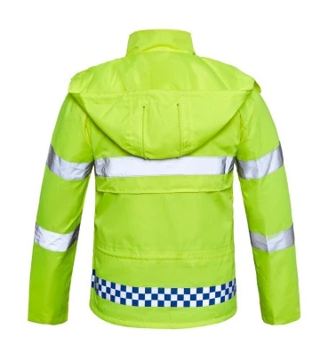 High Visibility waterproof winter safety reflective jacket