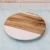 Import Home decoration acacia wood and marble charcuterie platter cheese board rotatable from China