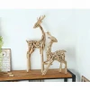 Home decoration hand carved wood animal head for sale