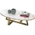 Import home furniture metal gold finish marble top side coffee table from China