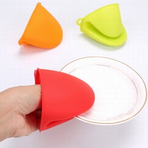 Home Kitchen Baking Silicone Glove Nonslip Heat Resistant Cooking Pinch Grips Mini Oven Mitts