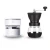 Import Home New Style Glass Cup Coffee Machine Electric Automatic Stainless Steel Drip Coffee Maker from China