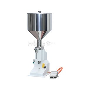 HONE cosmetic factory small industrial filler cream paste gel mud mask filling machine pneumatic filling machine for sale