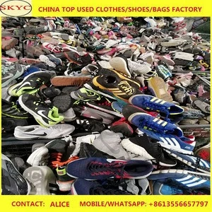 HongKong Wholesale High Grade Second Hand Men Sports Shoes Manufacturer Supply Mixed Cheap Used Shoes