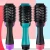 Import Hot Air Hair Dryer Brush Pink Multifunctional Hairdryer One Step Ions Hot And Cold Air Wind Blowdryer Brush With Comb from China