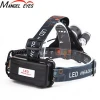 Hot Product Head Torch Light Rechargeable Zoomable Waterproof High Power Led Headlamp