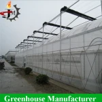 Hot sale complete hydroponics plastic film greenhouse