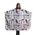 Import hot sale custom polyester barber cape hair capes and aprons from China