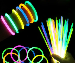 Hot Sale Custom Printing 8 Inch Chemical Light Led Party Bracelets NeckGlow sticks Led Glowsticks Foam Glow in dark Sticks