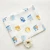 Import Hot sale double layer owl 100% cotton animal print hemp muslin fabric for baby textile from China