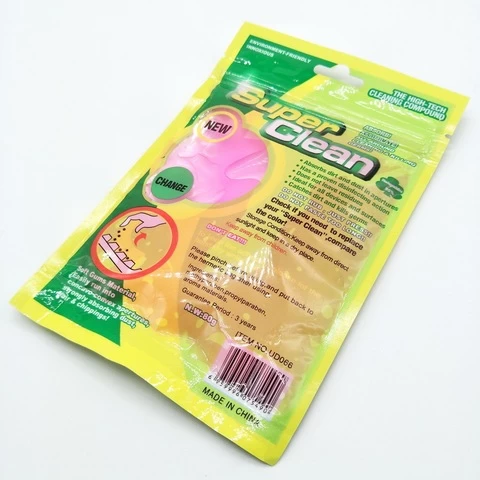 Hot sale fashion dust cleaning glue rubber car keyboard clean putty super clean gel gum slime clean putty
