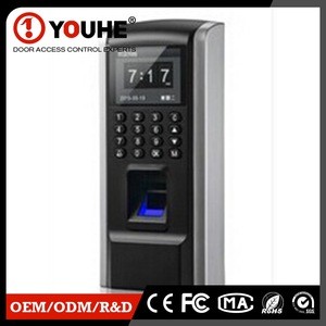 hot sale fingerprint identification&password time attendance access control system with 2.4 inches colorized screen