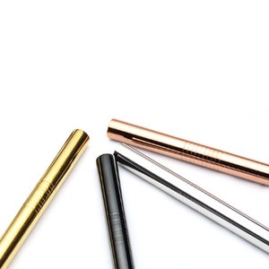 Hot sale  high quality low price bar drinking straw reusable stainless steel straw