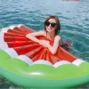 Hot Sale Large PVC Inflatable Half Watermelon Slice Pool Float Lounge Fruit Mattress Beach Water Toy