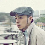 Hot sale Men Breathable mesh Summer Hat embroidery flat cap Beret Ivy Cap