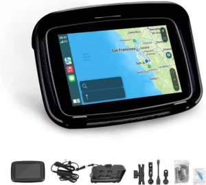 Hot Sale Motorcycle GPS Navigator Android OS Linux Portable Waterproof Motorcycle Bluetooth Motorcycle Navigator
