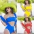Import Hot Sale Ruffle Women Swimwear Strap Bikini Set Push Up Padded Bra Bathing Suit Beach Swimsuit Sexy Beachwear from China
