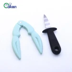 Hot Sale Stainless Steel Shellfish Clam Shucker Oyster Opener Seafood Tool Oyster Knife Crab Cracker