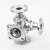 Import Hot Sales Stainless Steel ISO SMS High Mounting Pad Sanitary tri clamp 3 Way Ball Valve from China