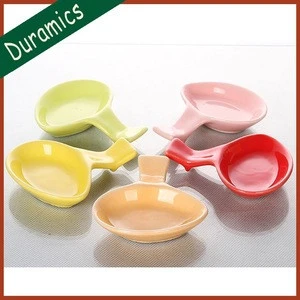 Hot sell ceramic chopstick and spoon rest