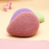 Hot sell factory direct supply  smiley starfish shape 100% pure plant fiber konjac face wash cotton cleansing  sponge