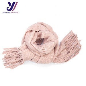 Hot Sell Funky Knit Personalized Acrylic Scarves Lady Scarf