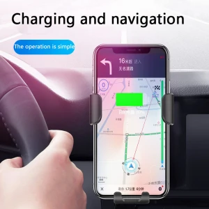 Hot Selling 10W fast Automatic Induction Wireless Car Charger Phone Holder Qi Wireless Charger